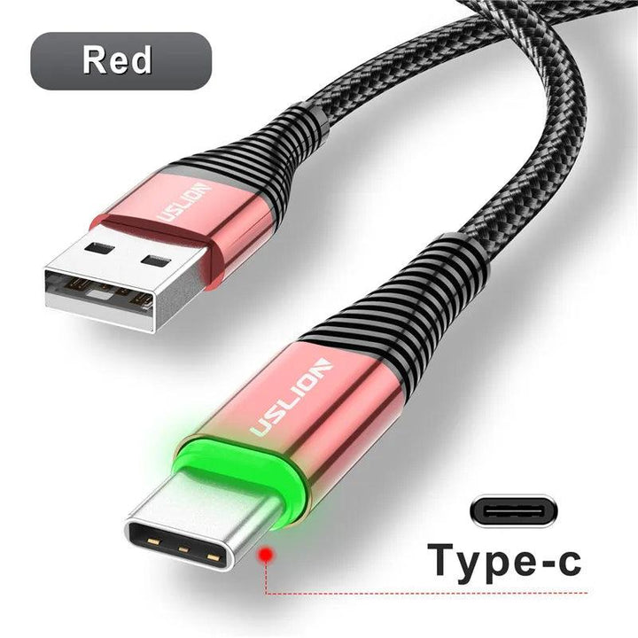 Lisslune | Lightning Speed 5A LED Micro USB Charging Cable - Stylish Data Synchronization with Illuminated Features