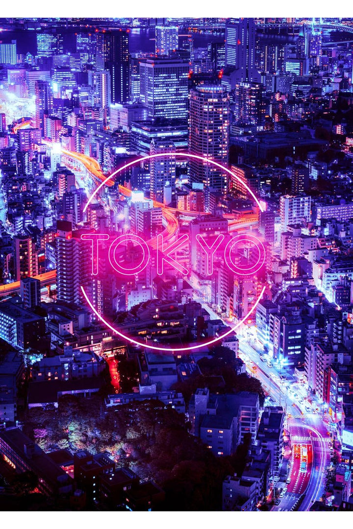 Lisslune | Neon Lights Poster