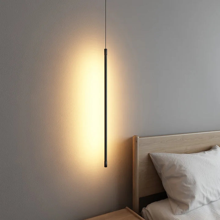 Lisslune | Nordic LED Pendant Light: Minimalist design with creative lines, perfect for the bedroom, dining area