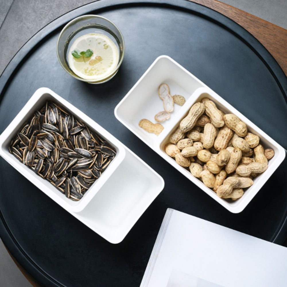 Lisslune | Creative Double Lazy Snack Plates