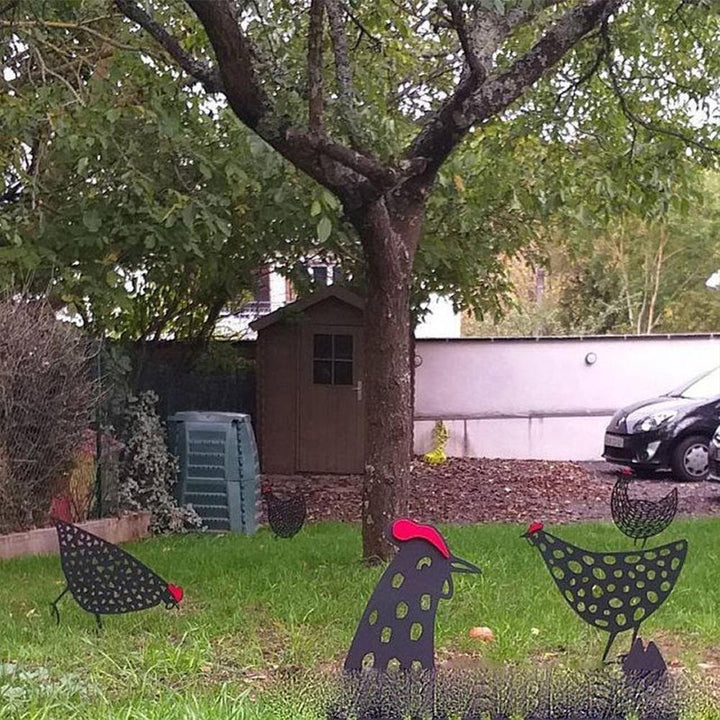 Lisslune | Chicken Stand Decoration for the Garden
