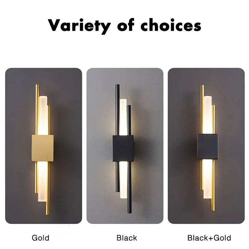 Lisslune | Modern LED Wall Lamp: Indoor Lighting for Home, Bedroom, Nightstand, Living Room, Hotel, and Hallway Decoration