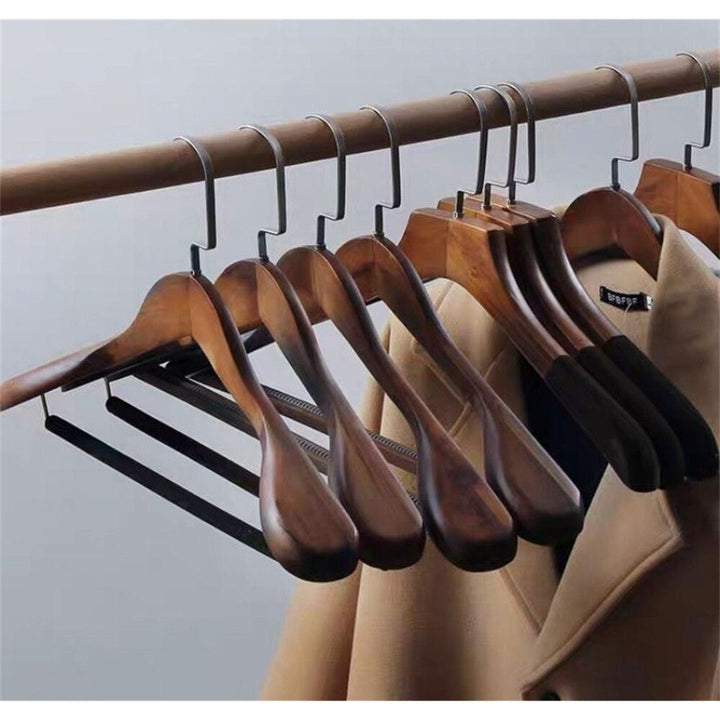 Lisslune | Elegant F Synthetic Leather Closet Organizer Hanger