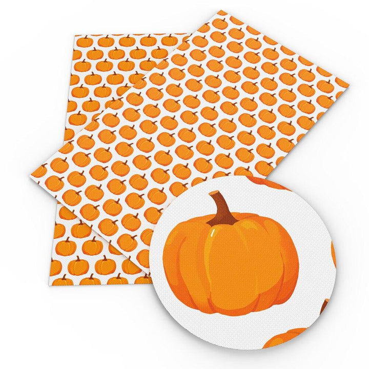 Lisslune | Autumn-inspired Leaf Pattern Synthetic Leather Craft Fabric for DIY and Upholstery