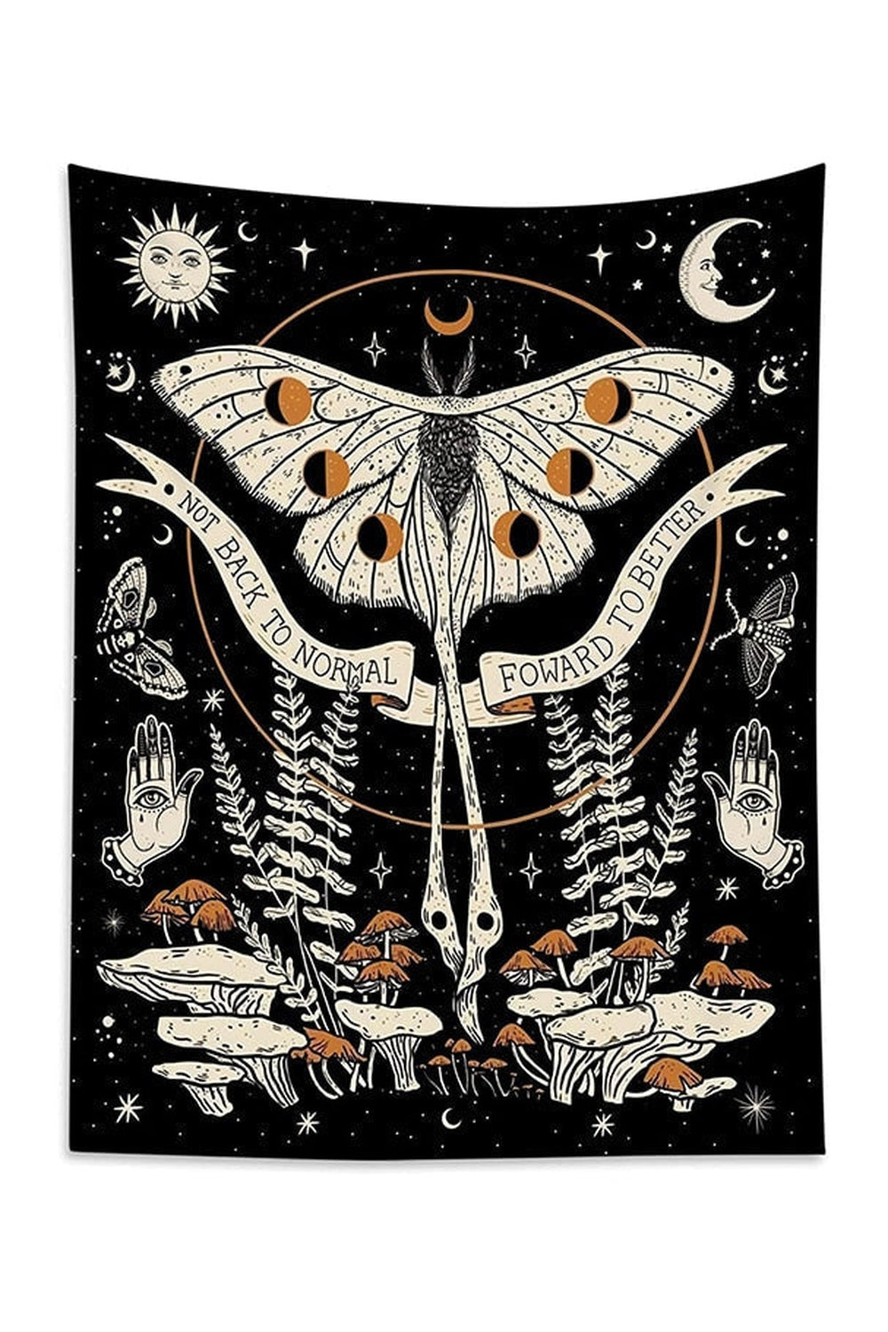 Lisslune | Moth Art Tapestry