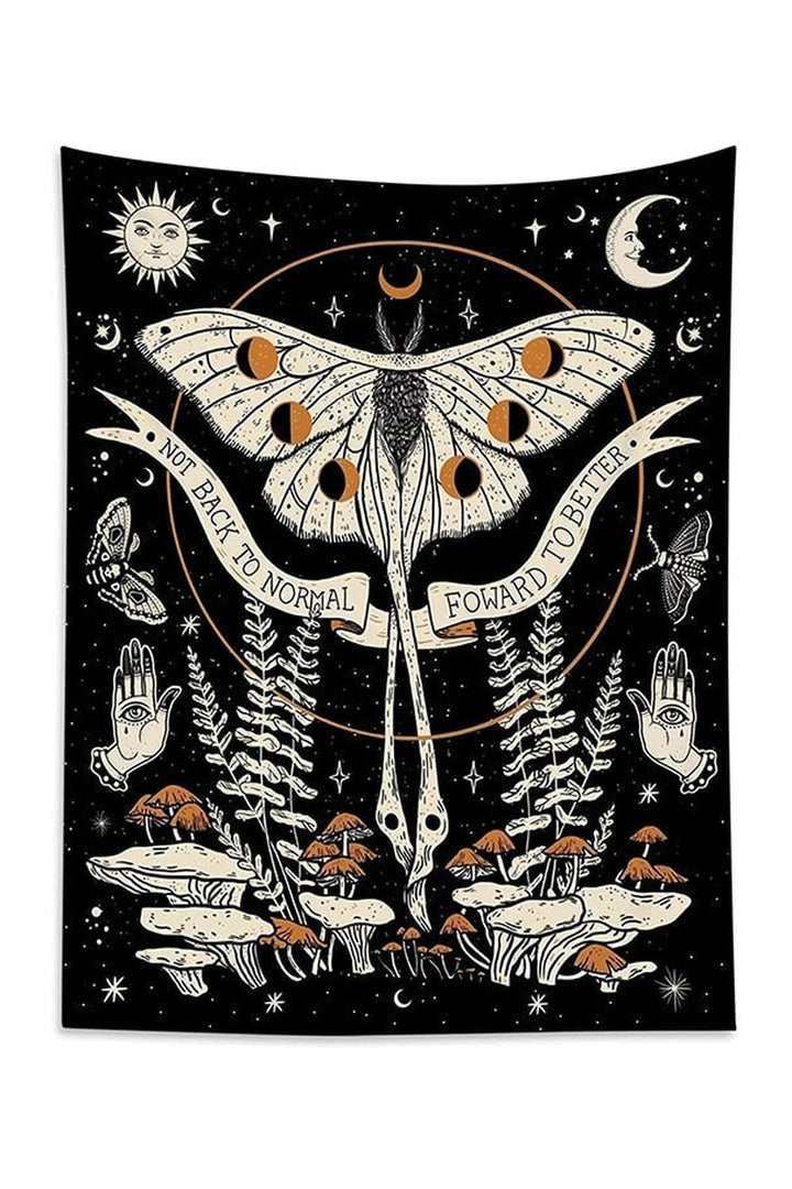 Lisslune | Moth Art Tapestry