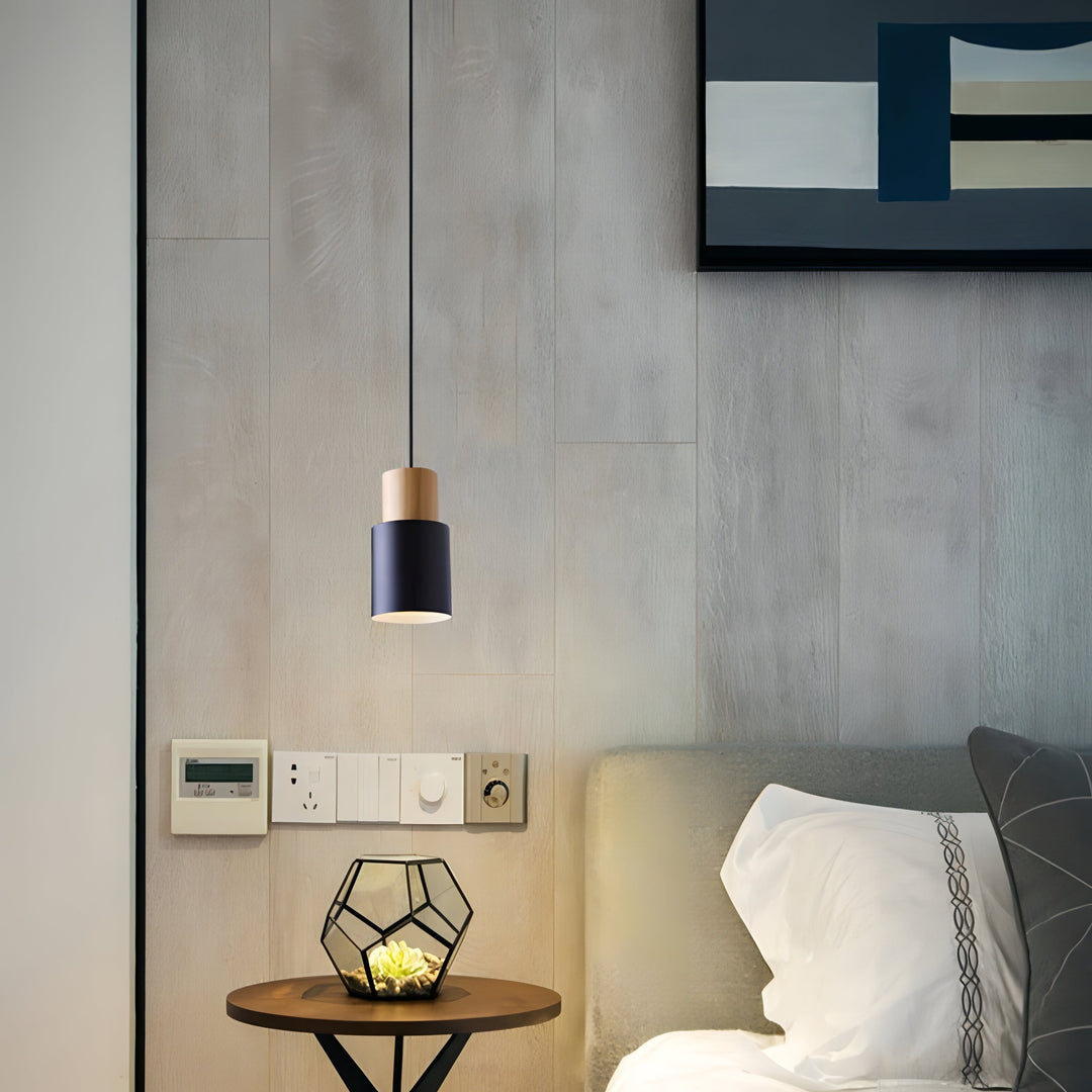 Lisslune | Jaziel - Round Wood Nordic Hanging Pendant Lamp