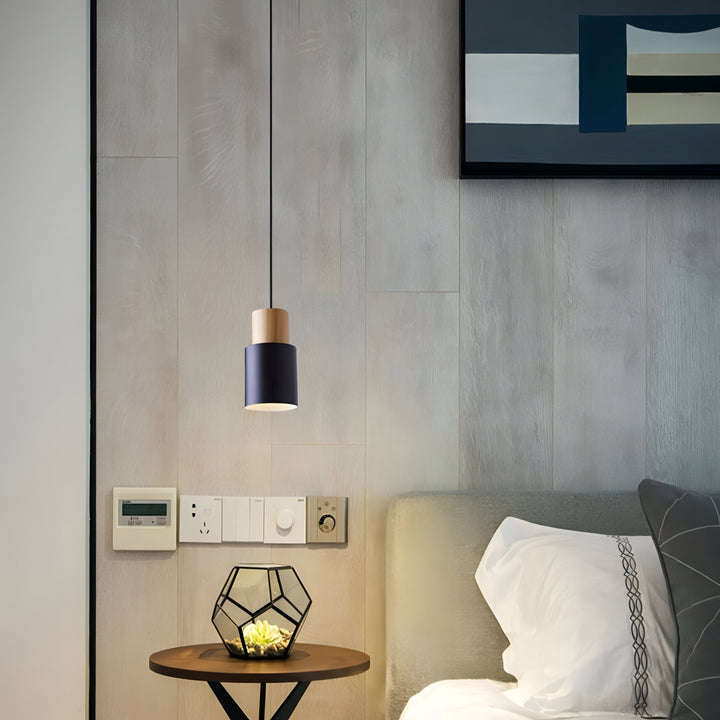 Lisslune | Jaziel - Round Wood Nordic Hanging Pendant Lamp