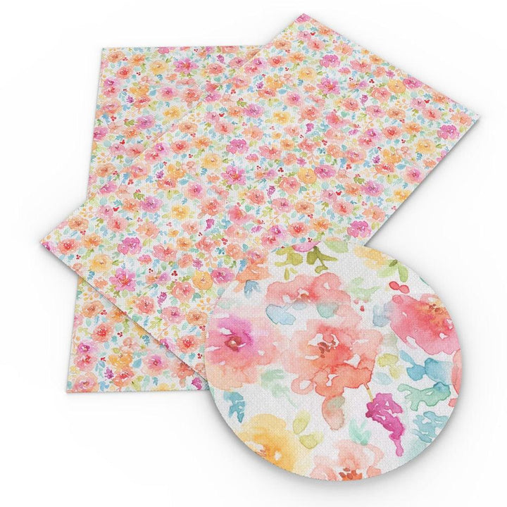 Lisslune | Floral Fantasy Synthetic Leather Craft Kit - Ignite your DIY imagination