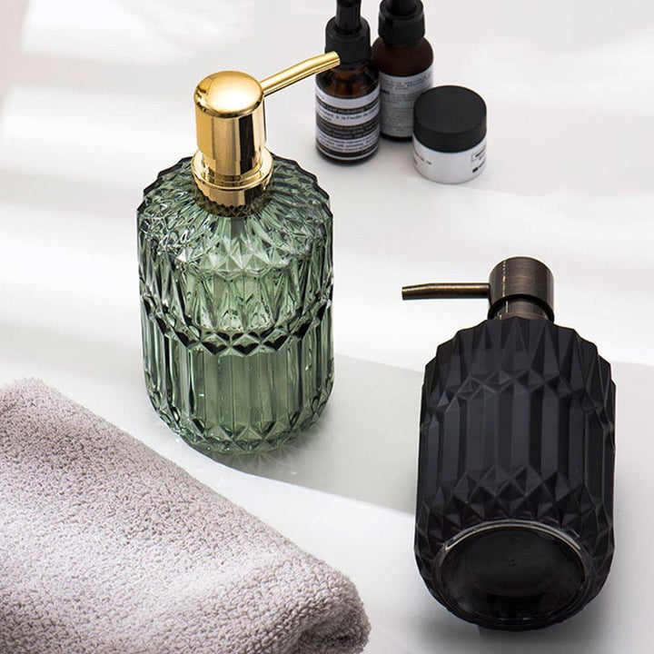 Lisslune | Chic Minimalist Glass Soap Dispenser - Elevate Your Bathroom Style