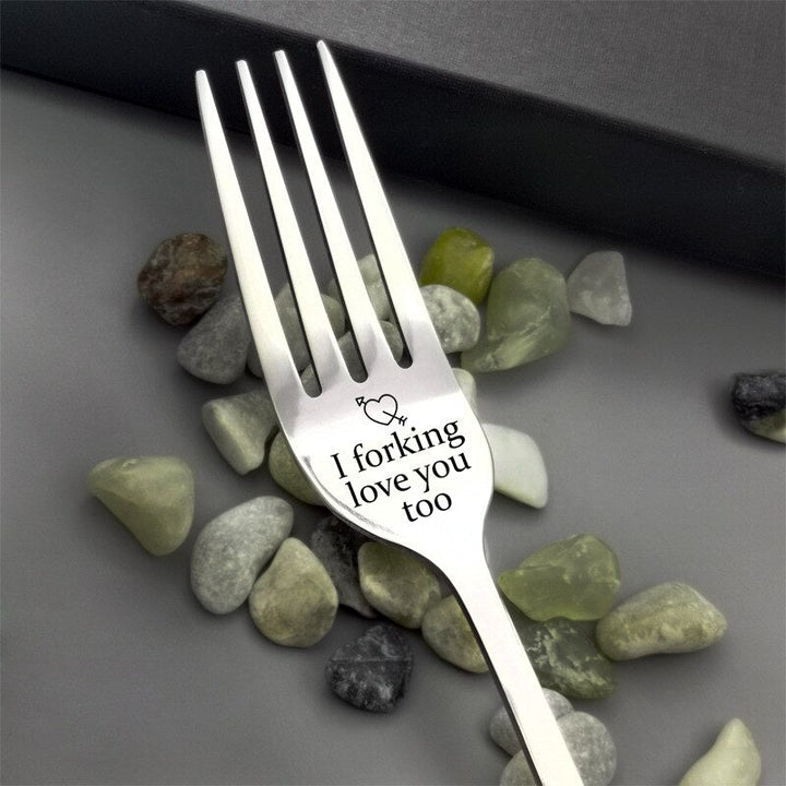 Lisslune | Romantic engraved fork