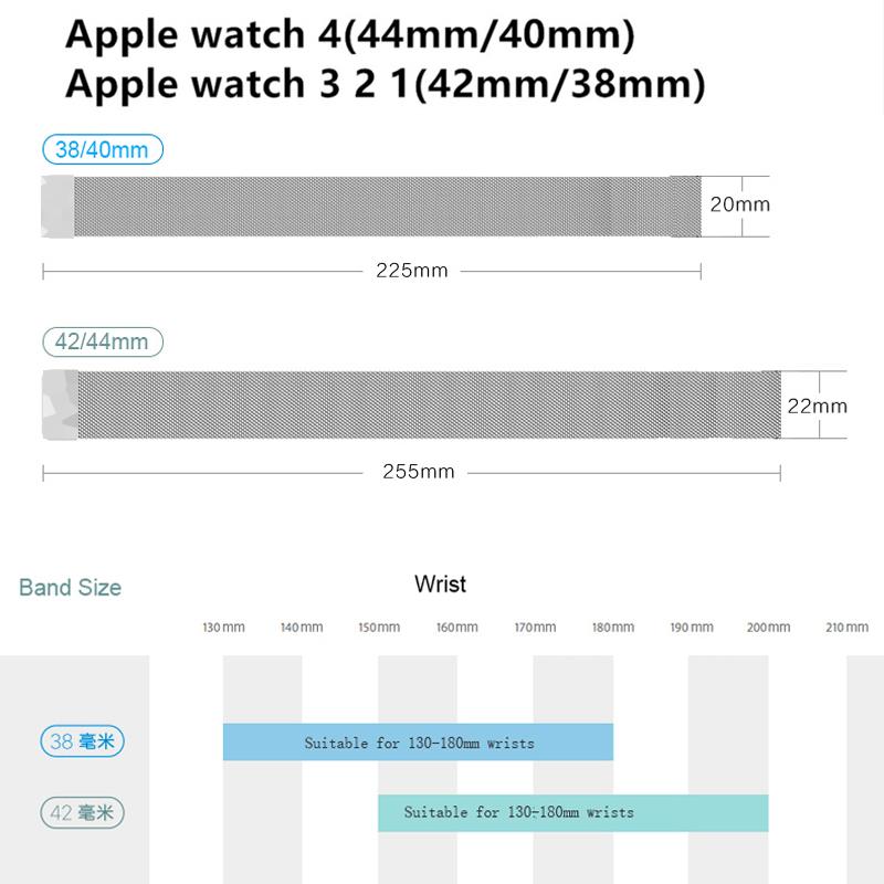 Lisslune | Milanese Watch Band for Apple Watch