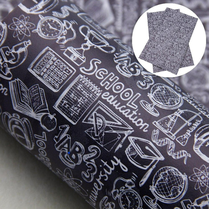 Lisslune | Dinosaur Delight Synthetic Leather Craft Kit for Creative DIY Projects