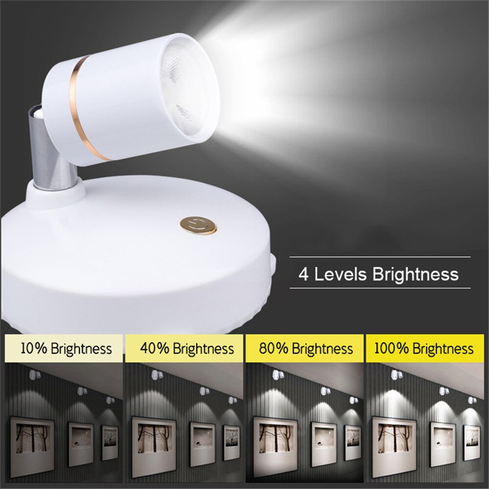 Lisslune | Smart LED Remote Control Rechargeable Spotlight