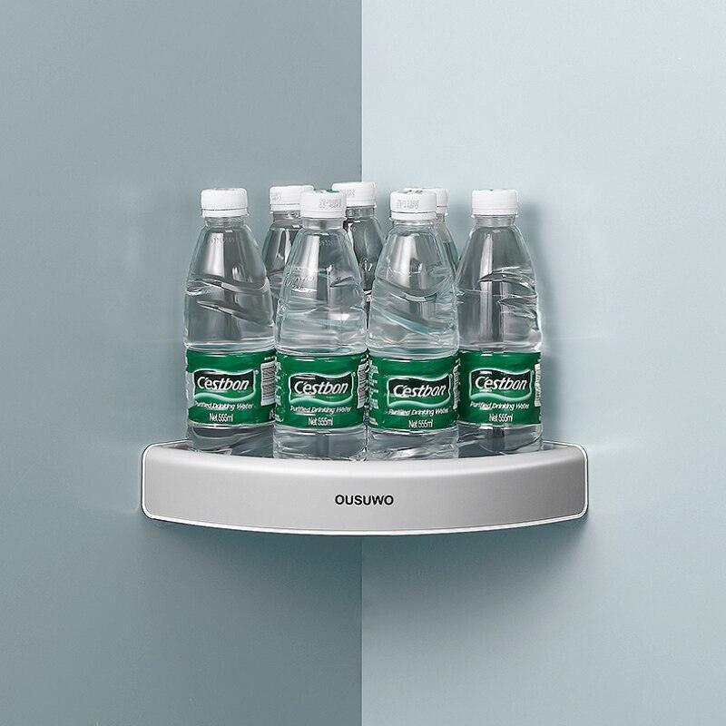 Lisslune | Corner Space-Saving Bathroom Organizer: Stylish and Safe Caddy Solution
