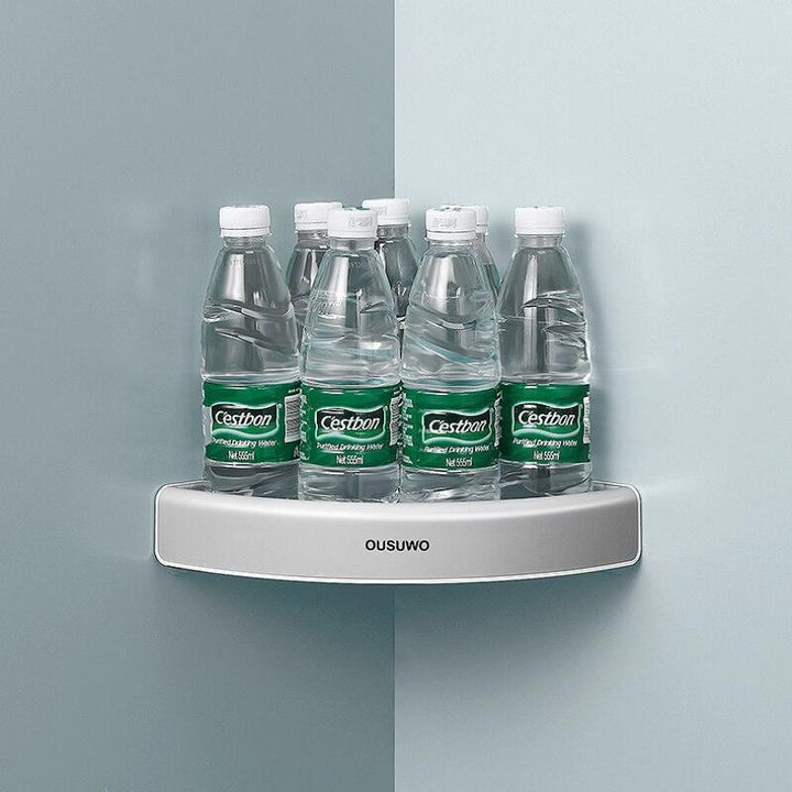 Lisslune | Corner Space-Saving Bathroom Organizer: Stylish and Safe Caddy Solution