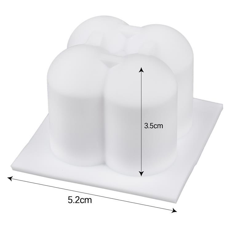 Lisslune | Serene Soy Candle Making Kit with 3D Cube Mold for Aromatherapy