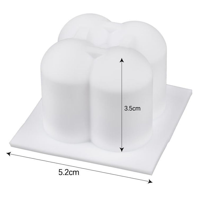 Lisslune | Serene Soy Candle Making Kit with 3D Cube Mold for Aromatherapy