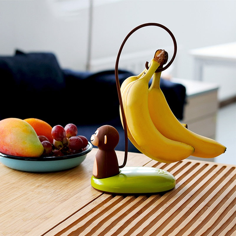 Lisslune | Monkey Shape Kitchen Banana Hanger Stand