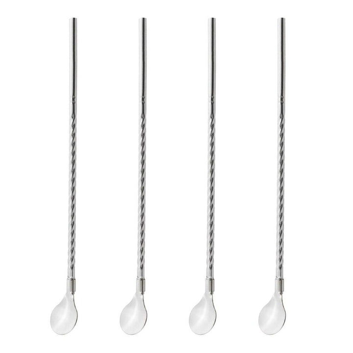Lisslune | Stainless Steel Straw Spoon (4 pieces)