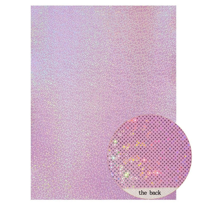 Lisslune | Sparkling Pink Faux Leather Crafting Sheets - Elevate your DIY projects