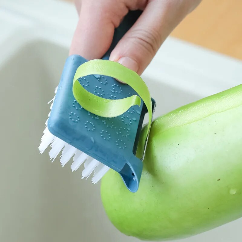 Lisslune | 5in1 Stainless Steel Peeler Grater Kitchen Brush