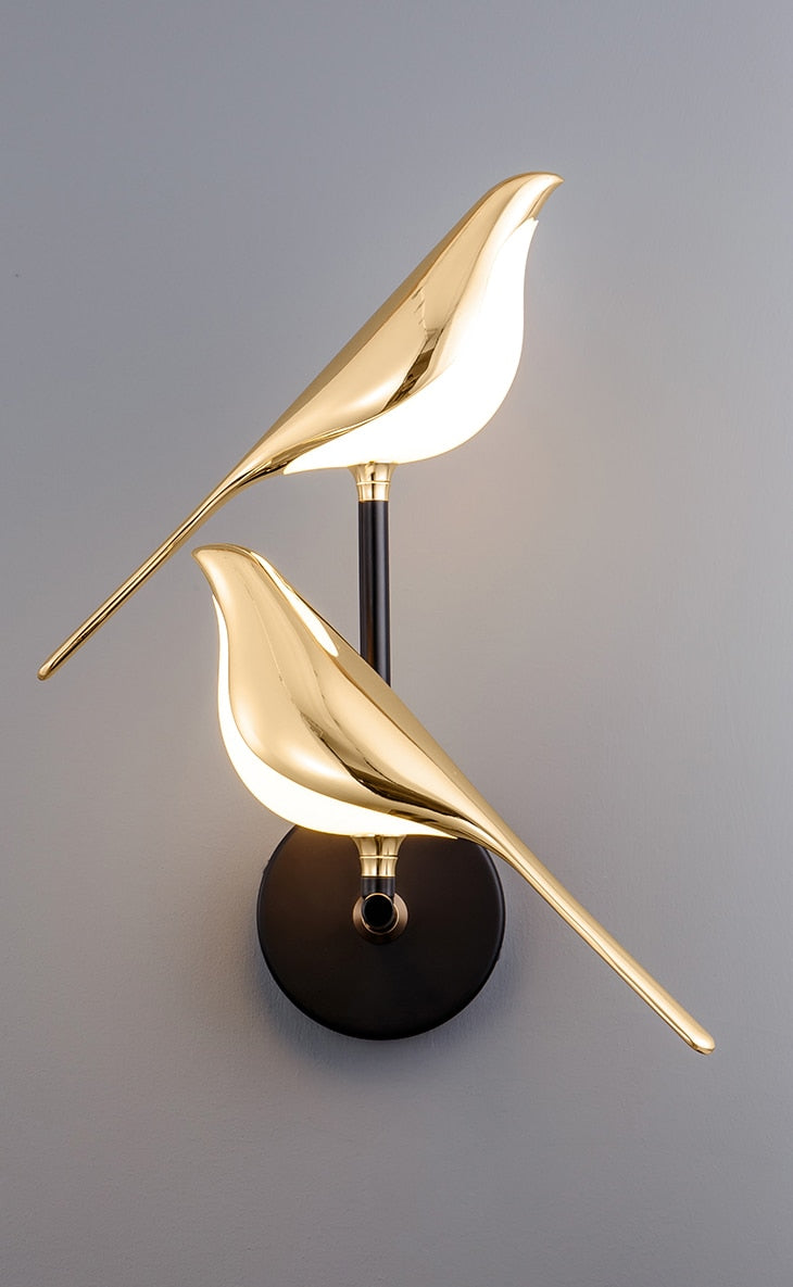 Lisslune | Modern Bird Wall Lamp - AviaryGlow