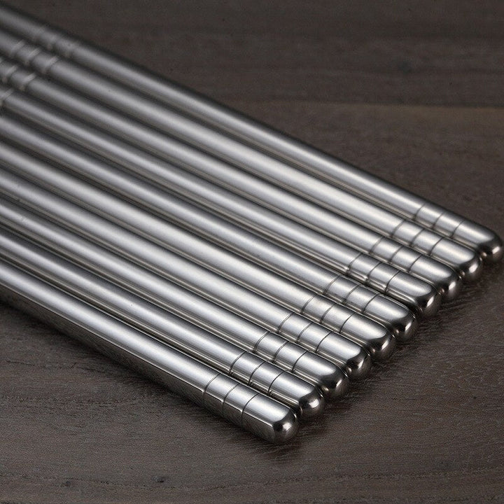 Lisslune | So Fancy Stainless Steel Chopsticks 5 Pairs