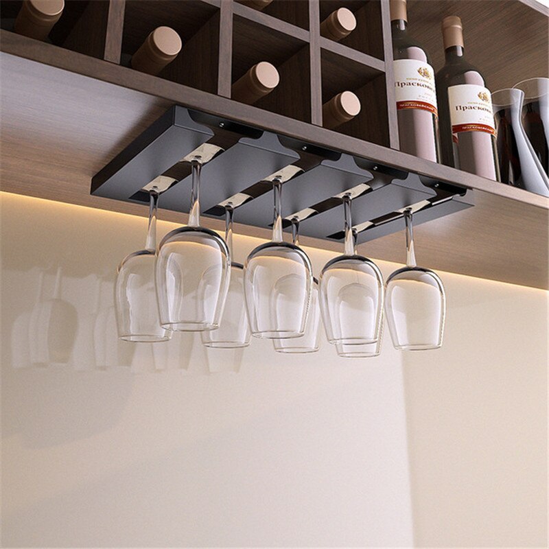 Lisslune | Under Cabinet Glass Organizer Rack