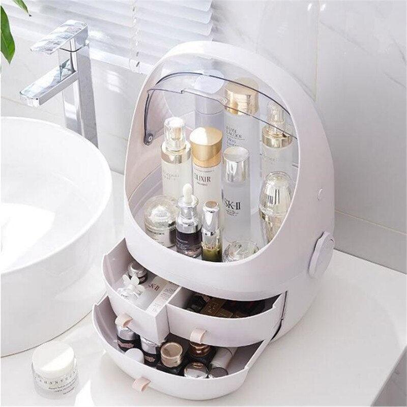 Lisslune | Compact Transparent Makeup Organizer: The Ultimate Beauty Storage Solution for On the Go