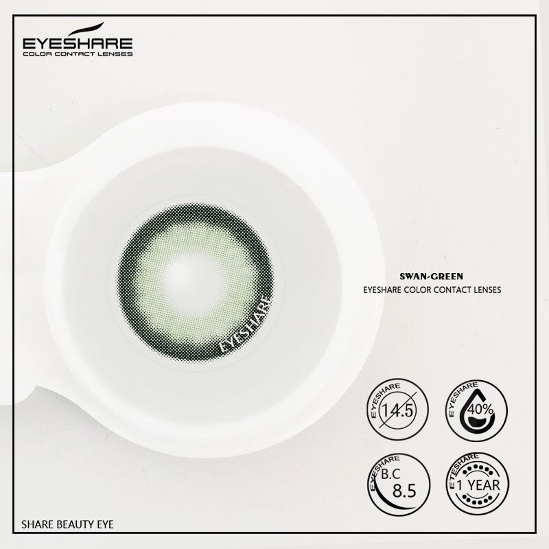 Rynx Swan Green 14.5mm 1 Pair | 1 Year