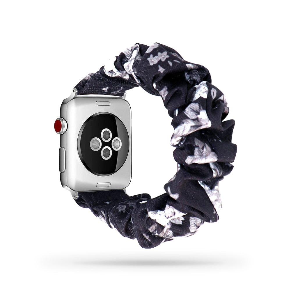Lisslune | ELASTIC Apple Watch BAND IN HAIR TIE STYLE