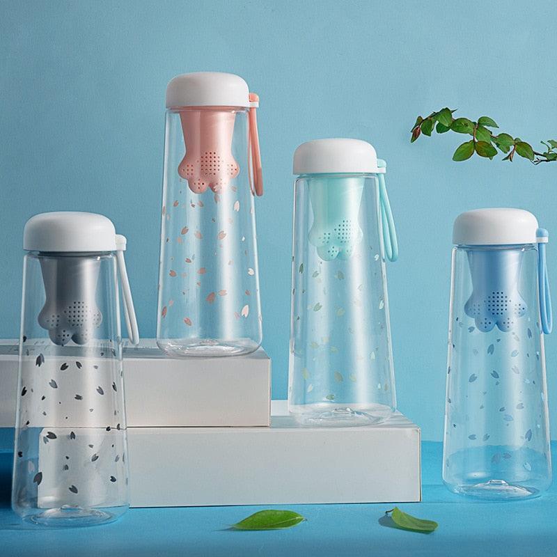 Lisslune | Stylish Tea Infuser Bottle for Hydration On-the-Go
