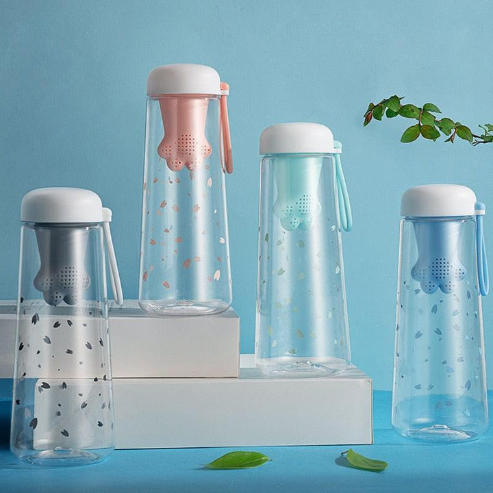 Lisslune | Stylish Tea Infuser Bottle for Hydration On-the-Go