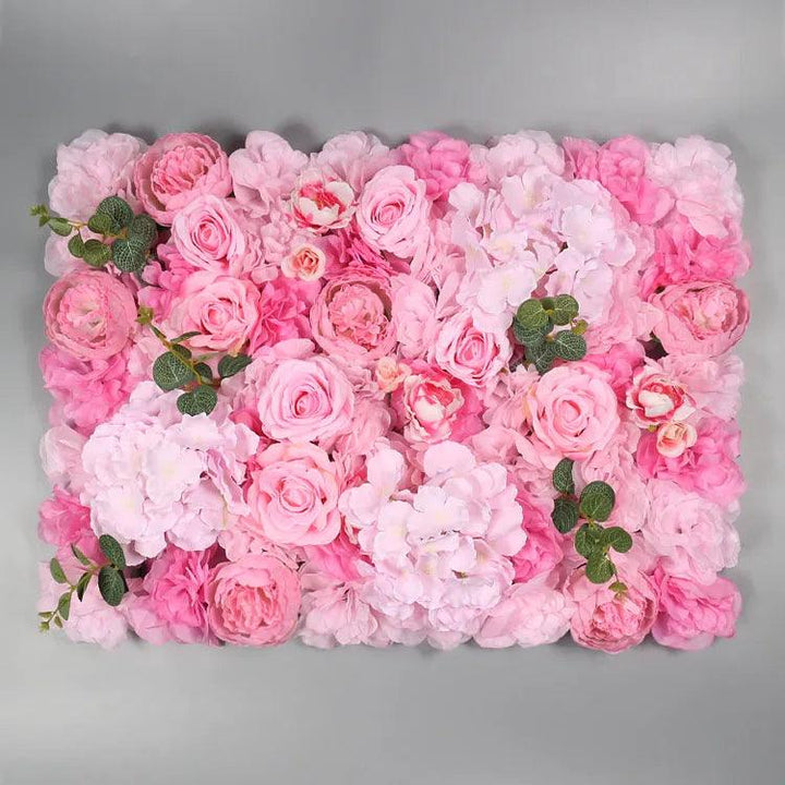 Lisslune | Elegant Flower Wall Art Handmade with Cotton, Silk and Artificial Flowers