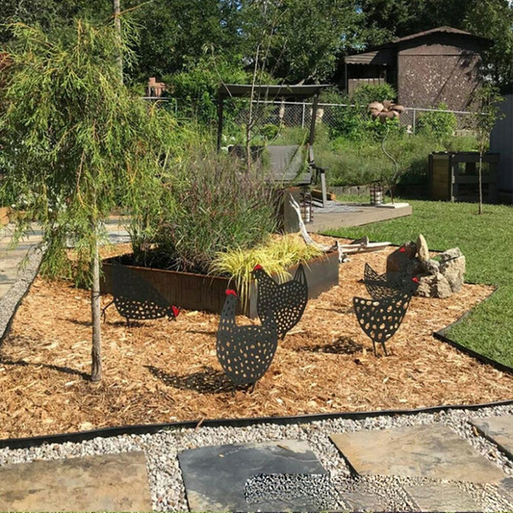 Lisslune | Chicken Stand Decoration for the Garden