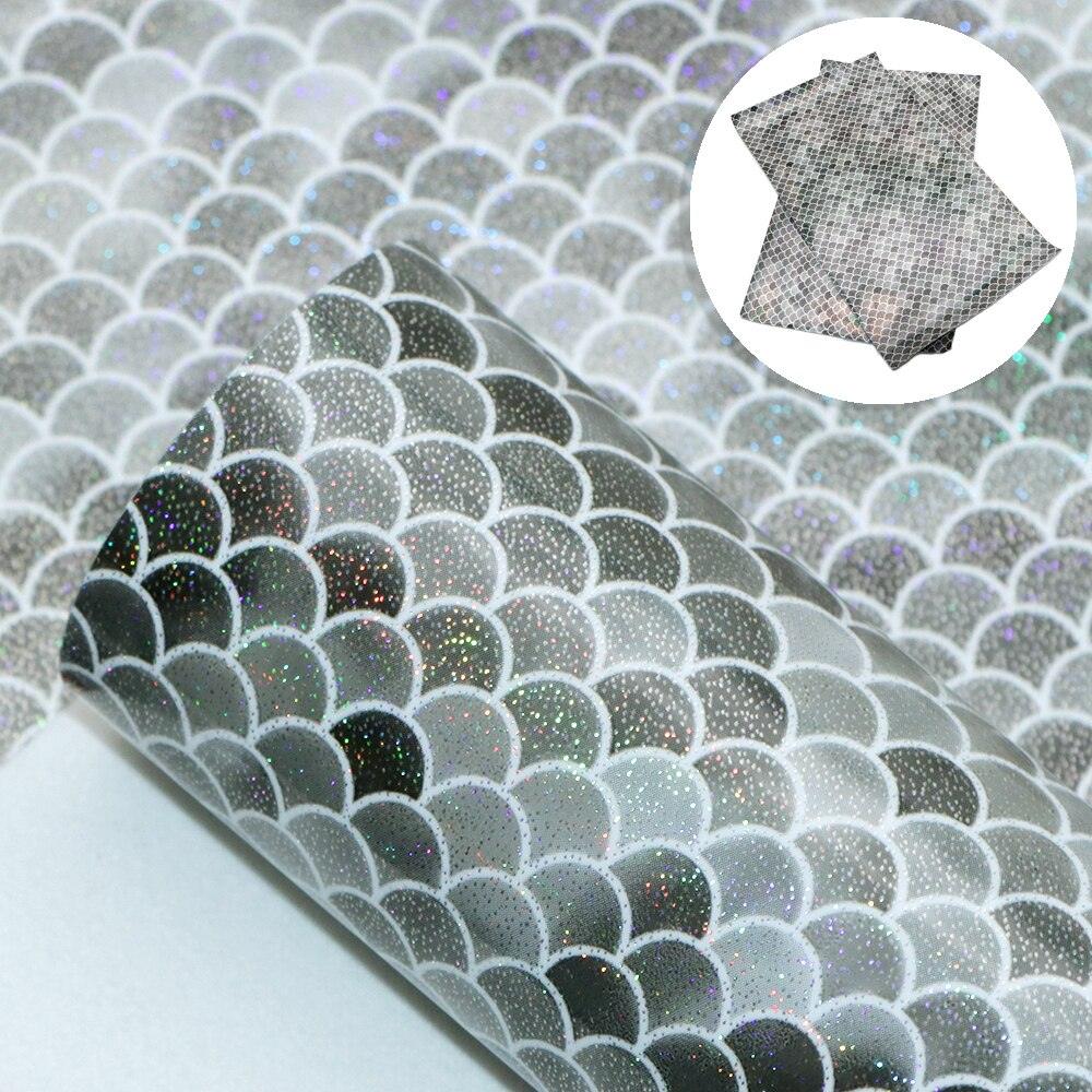 Lisslune | Enchanting Mermaid Shub Laser Engraved Synthetic Leather Craft Sheet for Creative Projects