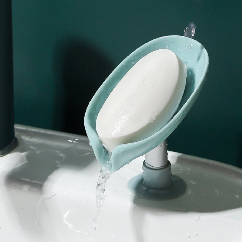 Lisslune | Soap dish with suction cup holder and drainage (Set of 2)