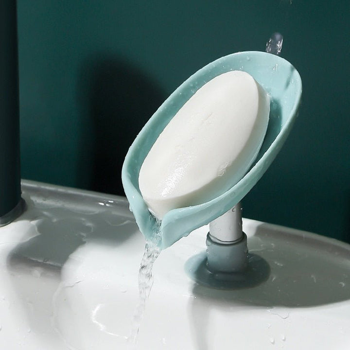 Lisslune | Soap dish with suction cup holder and drainage (Set of 2)