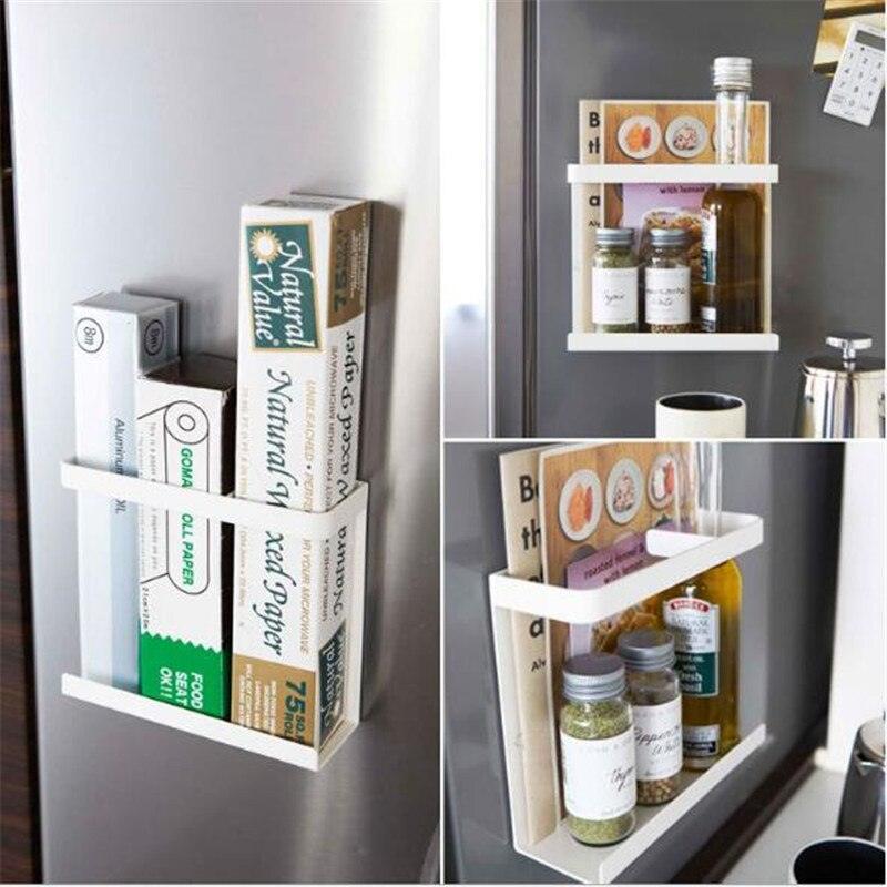 Lisslune | Magnetic Kitchen Organizer: Towel Holder and Spice Rack for the Refrigerator