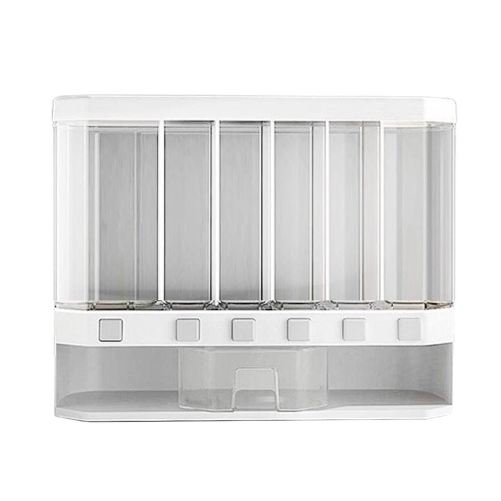 Lisslune | 6-Slot Wall-Mounted Food Storage Solution