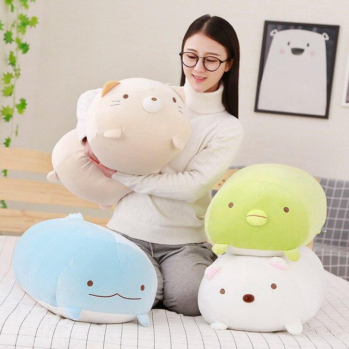 Lisslune | Charming Japanese Anime Furry Cat Plush Pillow - Cozy and Playful Decoration