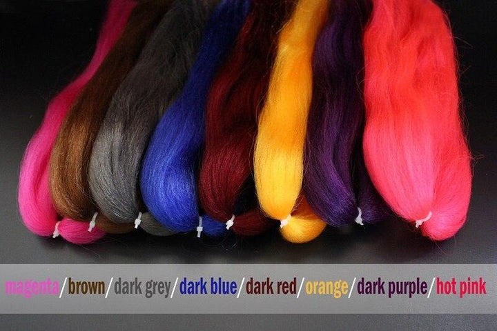 Lisslune | Vibrant Synthetic Fiber Fly Tying Set - Endless Creativity Awaits