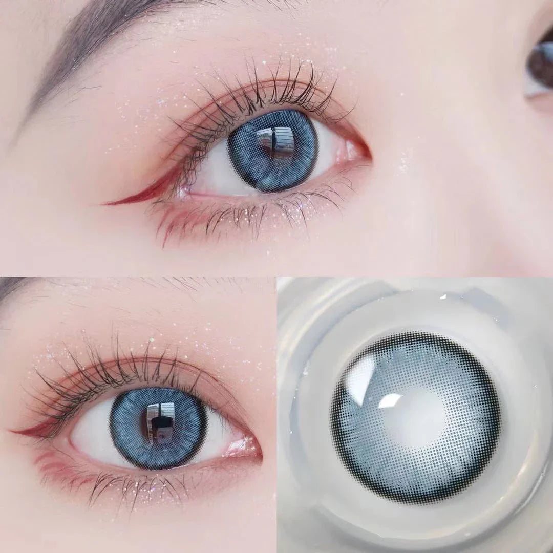 Rynx | 1 Pair Color Contact Lenses Color Lens Eyes Pupils Beauty Colored Lenses Myopia Contact Lenses Makeup Lenses with Diopters