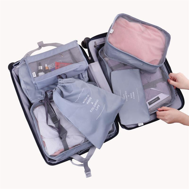 Lisslune | Travel Smart: versatile 8/6/1-piece organizer set for effortless packing