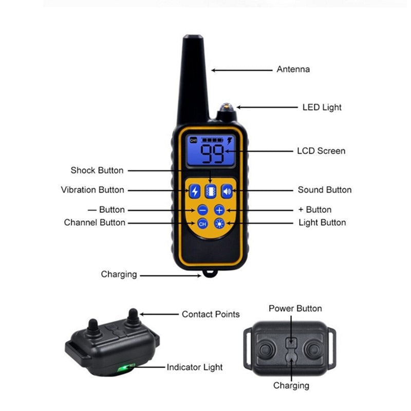 Lisslune | Long Shot Electric Dog Training Waterproof Collar