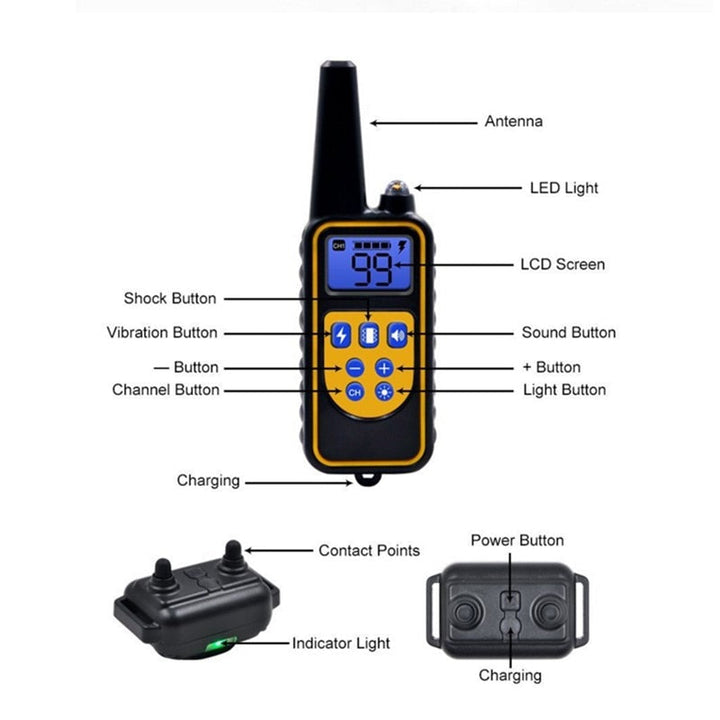 Lisslune | Long Shot Electric Dog Training Waterproof Collar