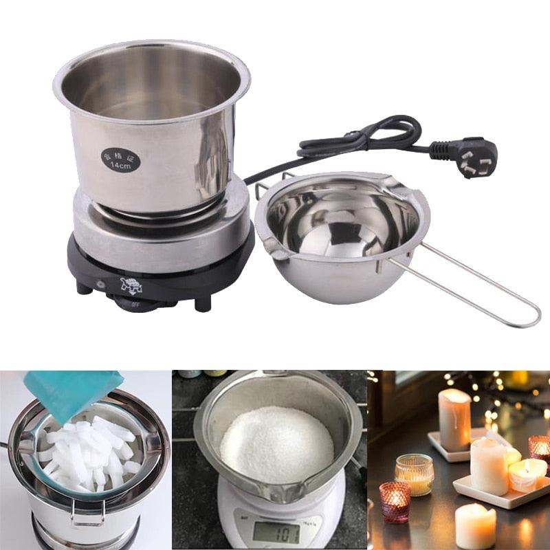 Lisslune | Premium Stainless Steel Wax Melting Set for Creative Soap and Candle Making