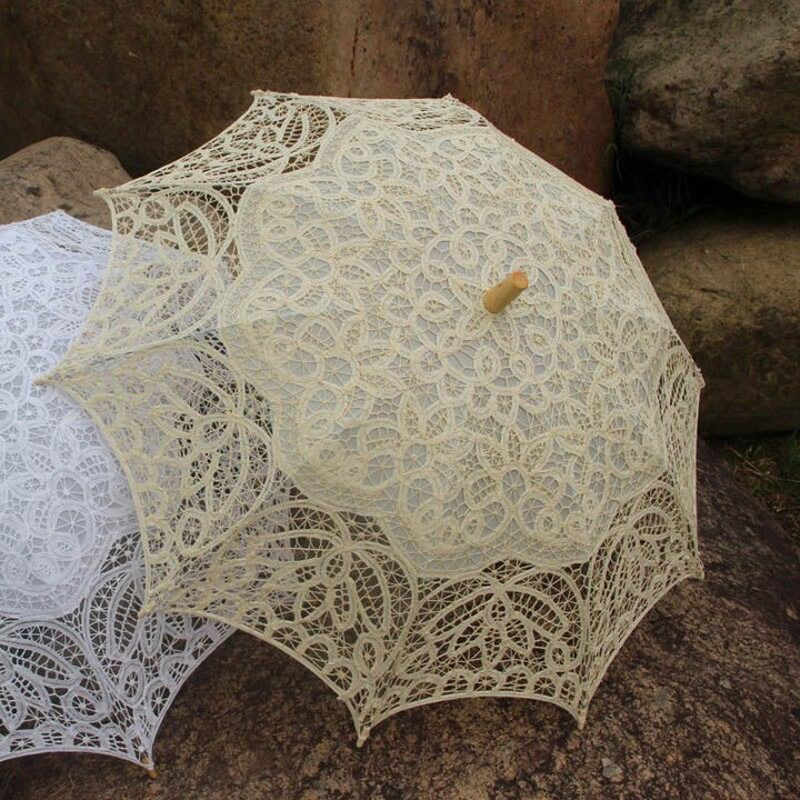 Lisslune | Chic Victorian Lace Sunshade: Timeless Elegance for Events and Photography