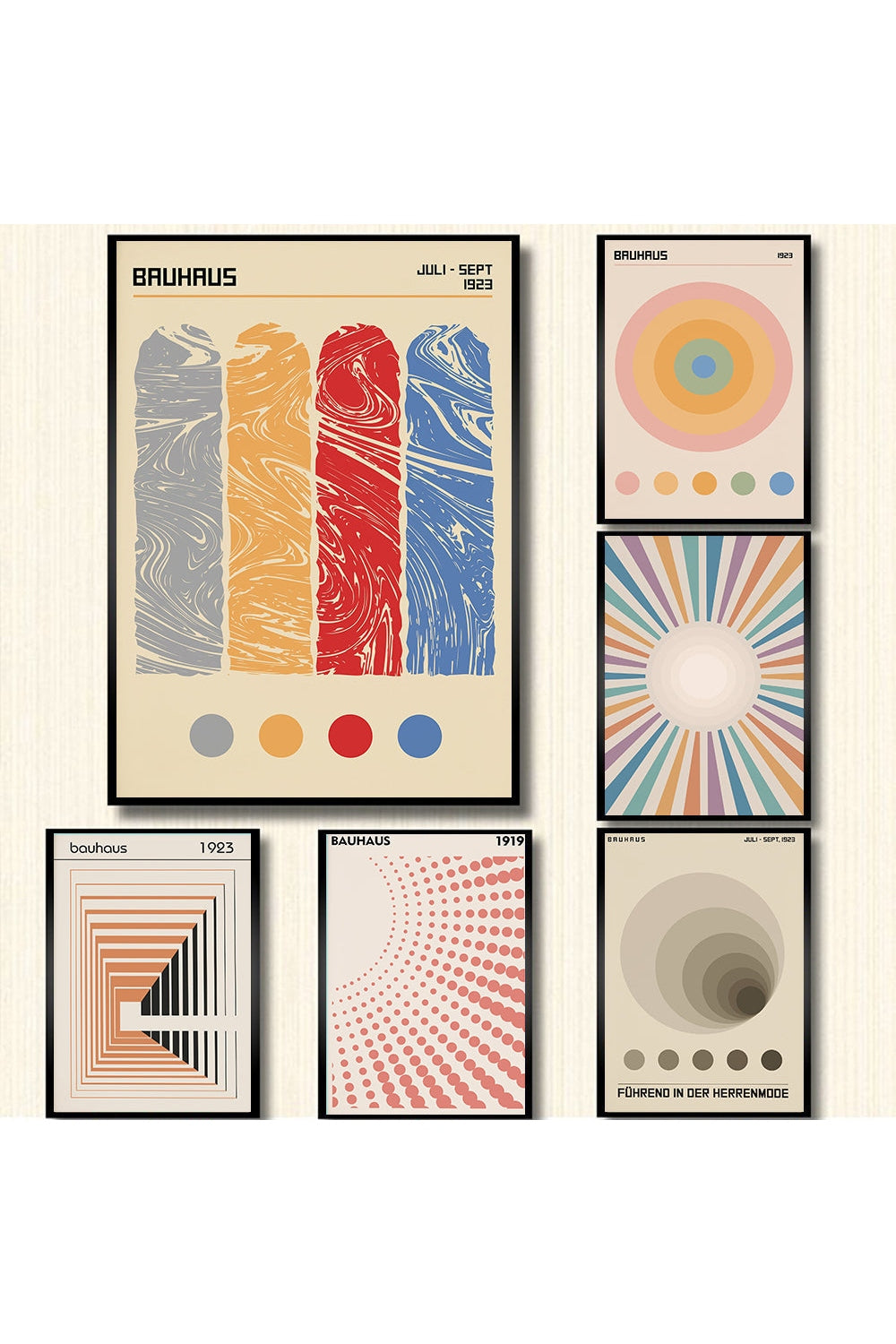 Lisslune | Geometric Canvas Poster
